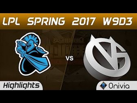NB vs VG Highlights Game 2 LPL Spring 2017 W9D3 NewBee vs Vici Gaming