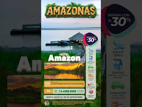 🌿🦜 ¡VIVE LA MAGIA DEL AMAZONAS!✨🌳 VIAJES DYS   #planfamiliarperfecto #viajes #viajesdys#amazonas