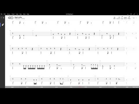 Ogni volta ( Vasco Rossi ) ,Tablatura e base Senza Basso - Backing bass track - NO BASS
