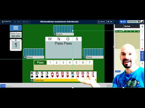 BBO Wöchentliches Kostenloses Sofortturnier #74 - Mehr Risikobereitschaft beim Bridge!