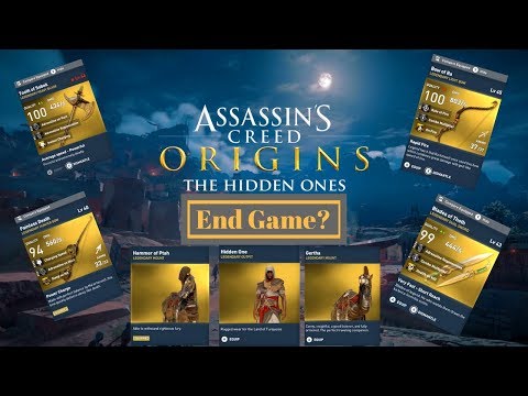 Assassins Creed Origins| Hidden Ones All legendary Gear| End Game