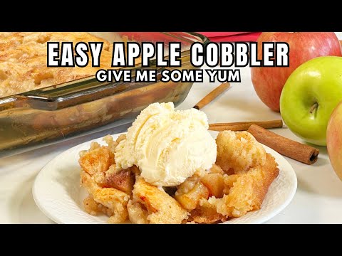 Ridiculously Easy APPLE COBBLER RECIPE| Taste Bud Blowing Fall Dessert