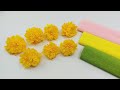 Mastering Crepe Paper Marigold Flowers A Step By Step Tutorial Crafteroz