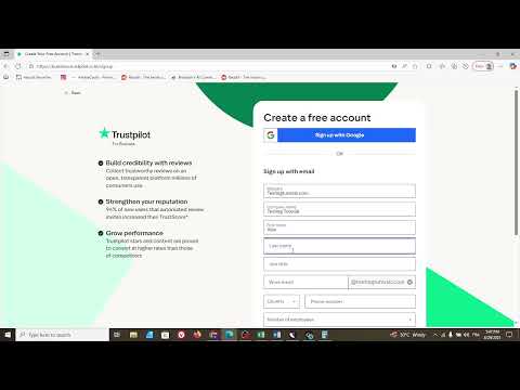 How To Create A Trust Pilot Account - Step By Step Guide