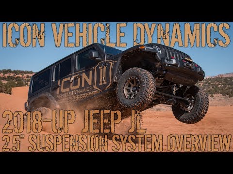 In-Depth Overview of the ICON Vehicle Dynamics 2018-UP Jeep Wrangler JL 2.5" Suspension Systems