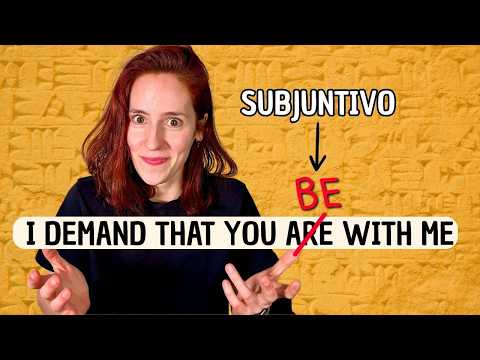 ¿De dónde viene el SUBJUNTIVO en español y en INGLÉS?