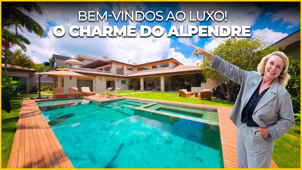 Casa térrea com vista permanente para a reserva à venda no Tamboré 10, Alphaville