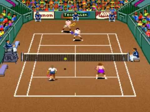 Andre Agassi Tennis Super Nintendo