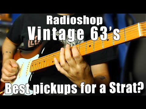 Best pick ups for a Strat - Radioshop Vintage 63's Special #fenderstratocaster #radioshop #guitar