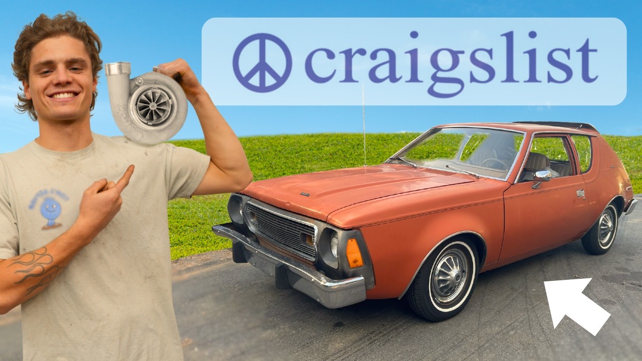 I Bought The Weirdest Car On Craigslist, Then Tried TURBOCHARGING It!