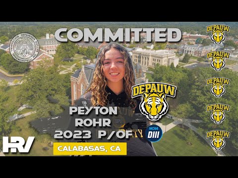 2023 Peyton Rohr Committed to Depauw University