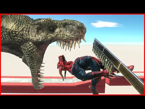 WHO can SURVIVE THE TRAPS?  | ARBS - Animal Revolt Battle Simulator