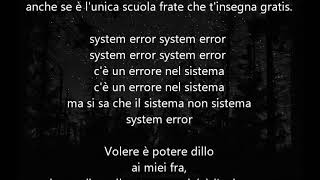 Deja Mk - System error (lyrics video 2017)