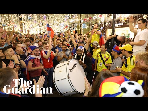 From weddings to the mountains: Russians celebrate Spain win