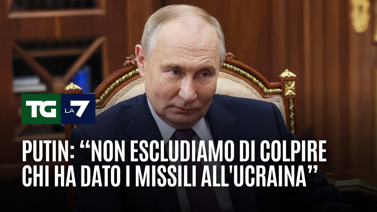 Putin: “non escludiamo di colpire chi ha dato i missili all'Ucraina”