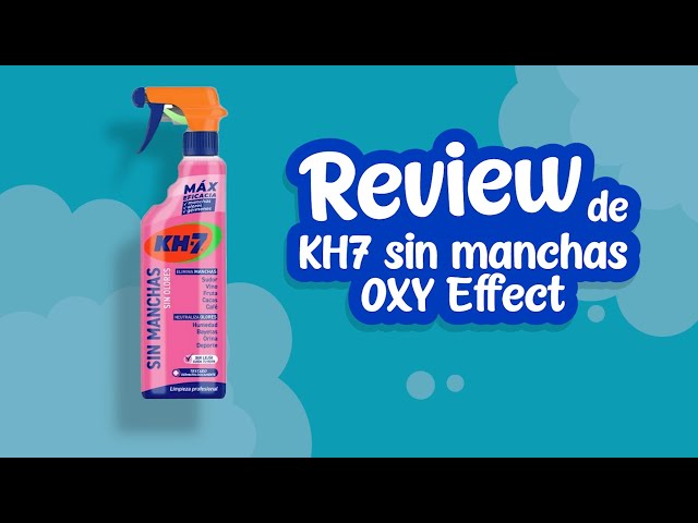 Vídeo relacionado con KH-7 Sin Manchas Sin Olores OXY Effect | Quitamanchas Ropa | Oxígeno Activo | Elimina manchas de Sudor, Vino, Verdura, Fruta, | Neutraliza Malos Olores | Pulverizador 715 mL El embalaje puede variar