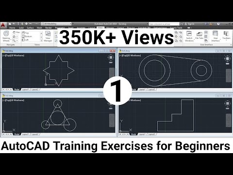 AutoCAD Tutorial for Beginners Lesson 1