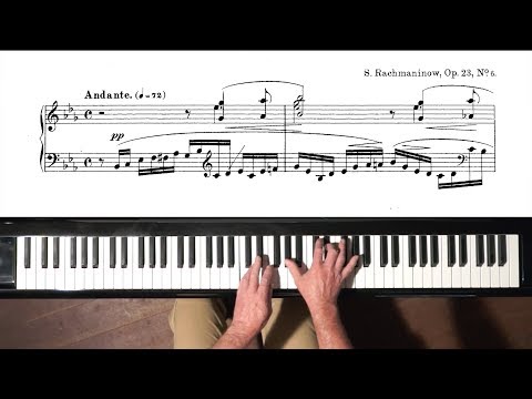 Featured image from Piano Tutorial: Rachmaninoff Prelude, Op. 23, No. 6