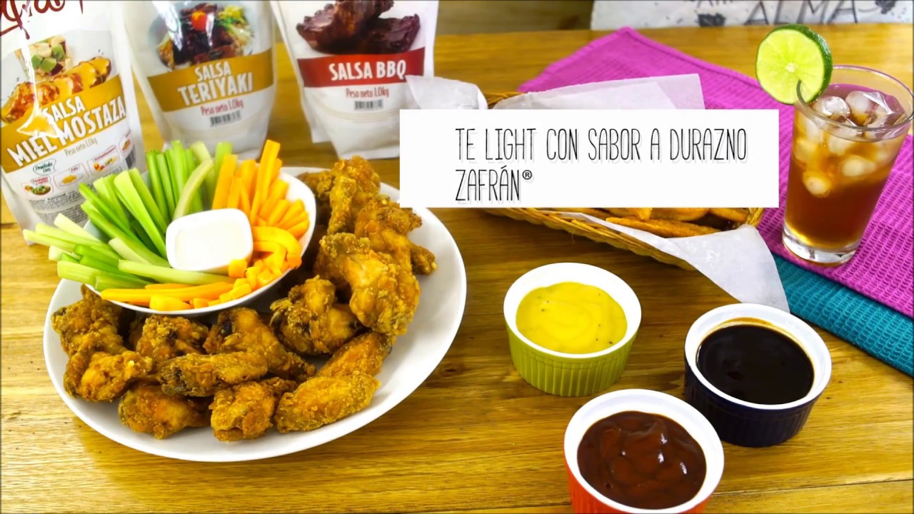 Alitas de pollo -Zafrán