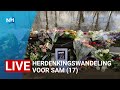 LIVE ? Herdenkingswandeling voor overleden Sam (17)