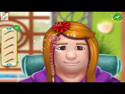 Spa Day with Daddy   Fun Girl Learn Makeover Color Game   Fun Baby Care Kids Games for Girls