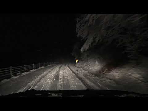 Snow in Tunkhannock Pennsylvania 01-03-2021 11:50pm