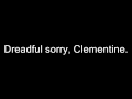 Oh My Darling Clementine (High Pitch) (Lyrics Video ...