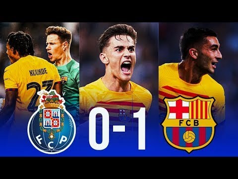 Porto 0 - 1 Barcelona | Full Match Reaction | Araujo and Kounde Dynamic Duo #championsleague #barca