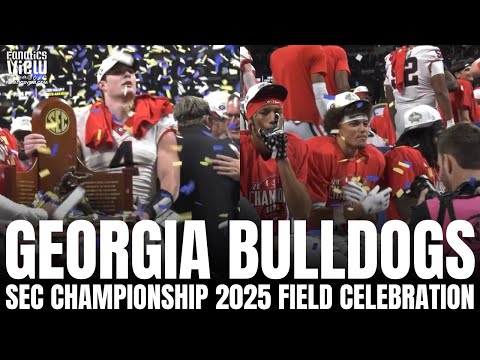 Georgia Bulldogs Celebrate 2025 SEC Football Championship Win vs. Alabama | Full Presentation