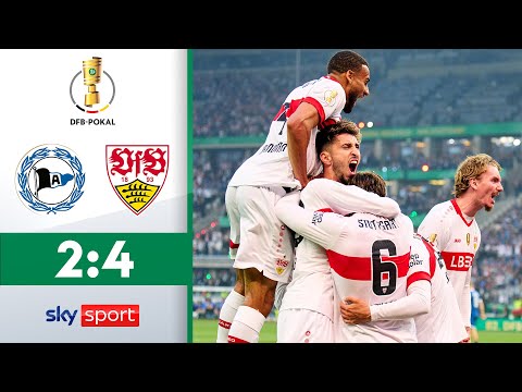 Bielefeld verpasst das Wunder! | Arminia Bielefeld - VfB Stuttgart | HL - Finale | DFB Pokal 2024/25