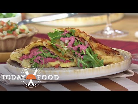 This recipe blends the best of Egyptian cuisine in one sandwich