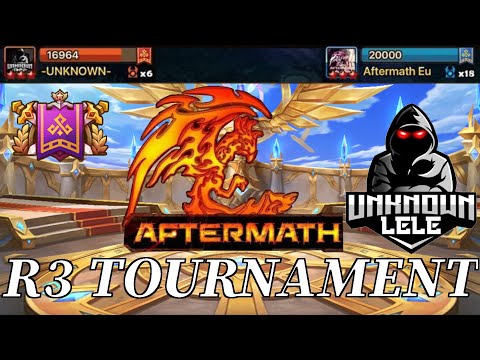Siege Tournament R3: -UNKNOWN- vs Aftermath Eu - Summoners War