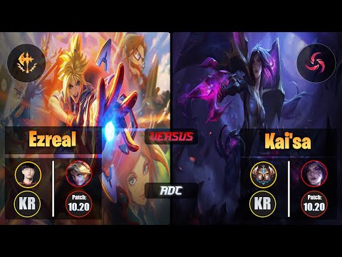 Viper EZREAL (ADC) [Conqueror] VS KAI'SA - Challenger KR Patch 10.20