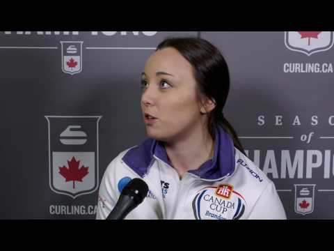 2016 Home Hardware Canada Cup - Media Scrum - Draw 8