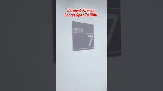 ☕ Hidden Gem on Carnival Firenze! Coffee & Quiet on Secret Deck 7 #travel #shorts #cruiseship