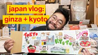 Japan Stationery Vlog: Ginza and Kyoto 🇯🇵 TRAVELER'S FACTORY