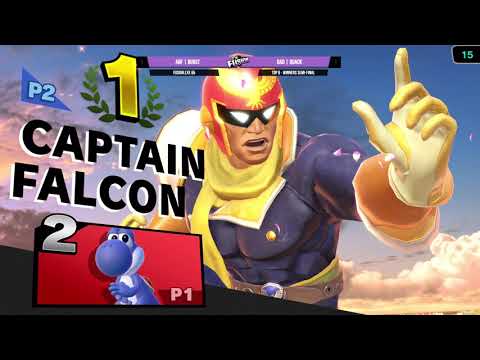 Fusion.exe 65 - DAD Quack (Captain Falcon) vs ARF Burst (Yoshi) - Top 8 - Winners Semi-Final