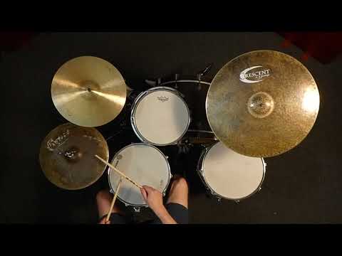 Used Bosphorus Ferrit Hi Hat Cymbals 14" 870/1000 grams - Good image 5