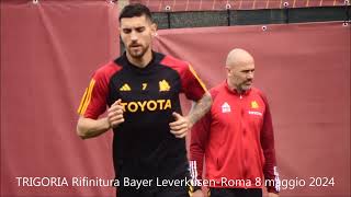 LIVE TRIGORIA Rifinitura Bayer Leverkusen-Roma 8 maggio 2024