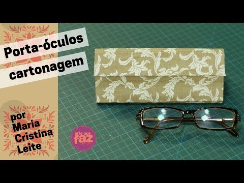 Porta-óculos em cartonagem