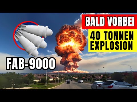 Breaking News!!! 40-Ton Explosion: Russia's FAB-9000 Unleashes Ultimate Destruction!