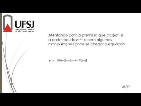 Sistemas Lineares - Análise de Sistemas Lineares no Domínio da Frequência