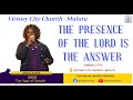 The Presence Of The Lord Is The Answer Grace Kasee