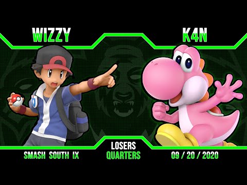 Smash South IX - Wizzy (PT) vs. K4N (Yoshi) | Losers Quarters