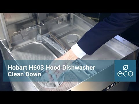 How to clean your Hobart Ecomax Plus H603 & H603S Hood Dishwasher