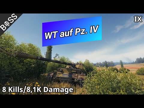 Waffenträger auf Pz. IV (8 Kills/8,1K Damage) | World of Tanks