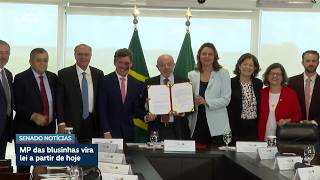 Aprovado pelo Senado, fim da taxa das blusinhas é sancionado