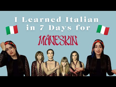 I Learned Italian in 7 Days (for Maneskin)