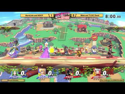 DBA2 Smash Wii U - iiGGY & AeroLink vs Blink & TLOC Denti - Winners Bracket