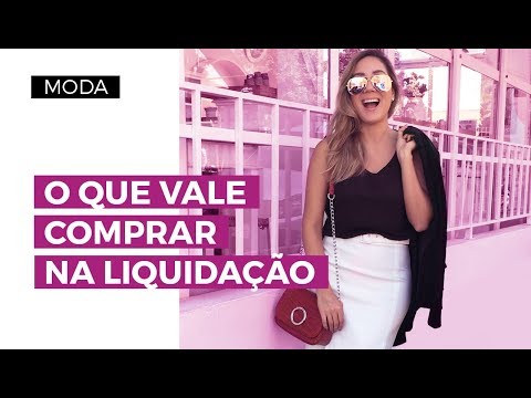 O QUE VALE COMPRAR NA LIQUIDAÇÃO | Camila Gaio